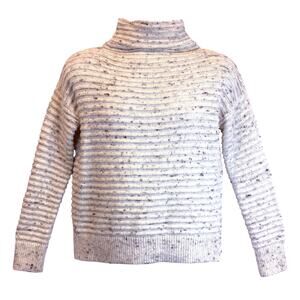 Madewell Belmont  Donegal Mock Neck Sweater Size XS